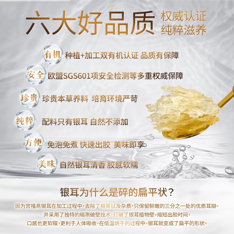 有机鲜银耳：自然清香，营养满满，解锁你的养生新方式！