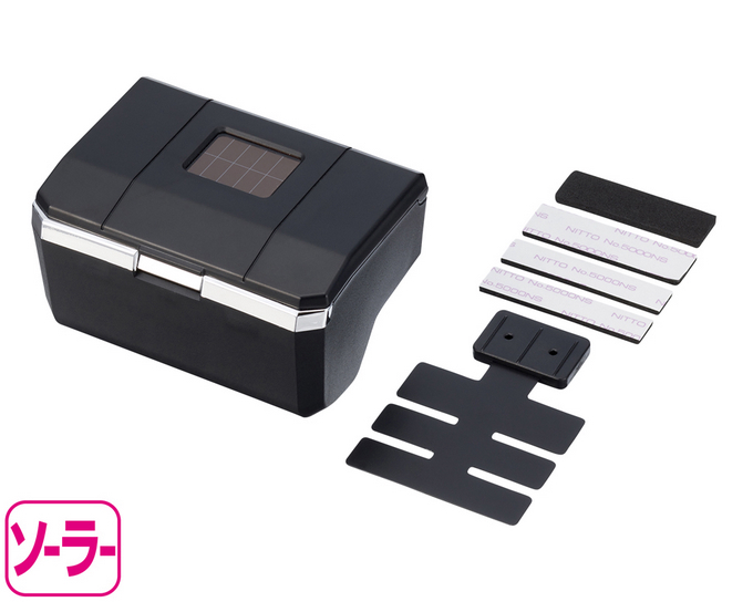日本汽车车载用烟灰缸太阳能夜光LED灯门边挂式内饰用品，让你的车内夜景更迷人✨