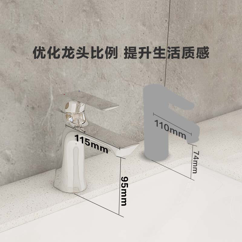 科勒KOHLER龙头30055T：冷热水龙头界的颜值担当，浴室升级必备神器！