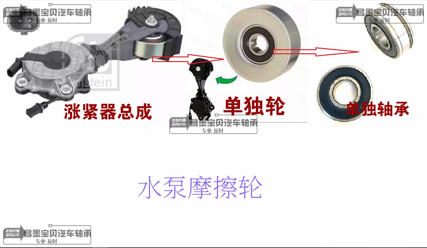 标致3008/508/408 &amp; 雪铁龙C4L/C5/C6/DS456发电机涨紧轮张紧器，升级您的爱车动力心脏！