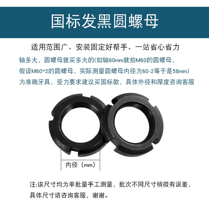 粗牙圆螺母止退螺帽并帽GB812非标3.0牙距M36-M48：工业界的紧固专家，你了解多少？