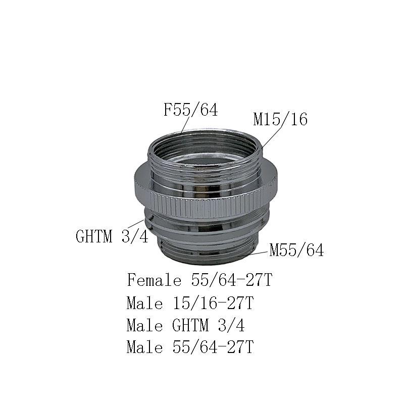 水龙头起泡器转接头配件净水器M22/24外丝细牙变内丝4分粗牙全铜，让你的厨房焕然一新！