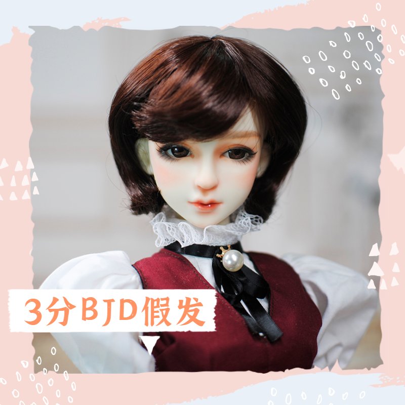 宝宝假毛女孩短发俏皮波波头！拍照周岁日常必备神器
