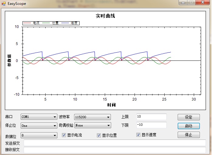 简易示波器：实时曲线控件与串口通信，轻松实现曲线仿真实时走动！
