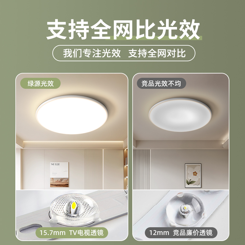 2025年新款卧室吸顶灯：现代简约轻奢，设计师护眼新风尚