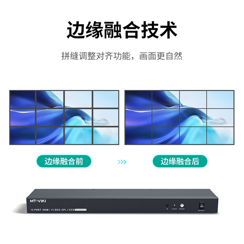 拼接屏控制器1进12出，高清视频分割新神器！