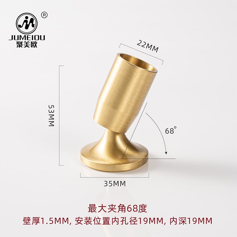黄铜脚垫真香！新中式家具升级神器，颜值+实用双杀