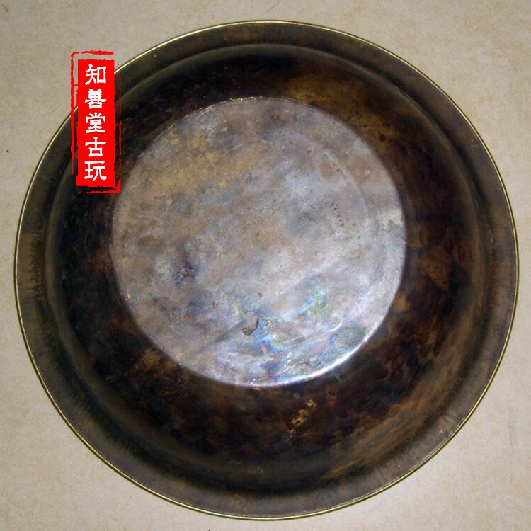 厂家直销纯铜脸盆：加厚黄铜紫铜盆，金盆洗脚盆，结婚必备好物！
