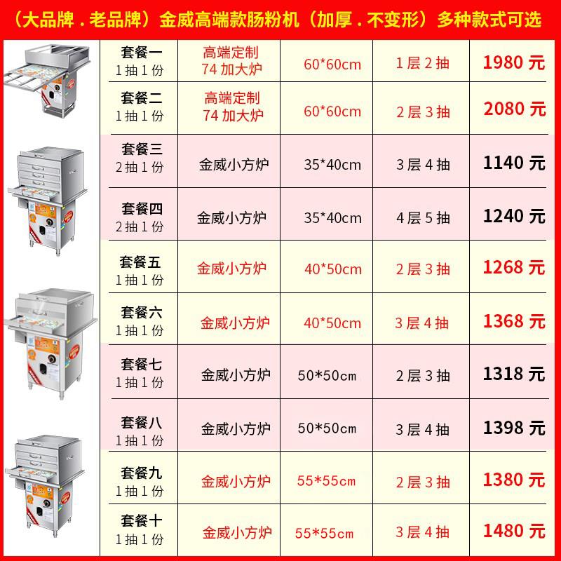 摆摊神器！金威跨世纪肠粉机真香预警防干烧+新国标，创业党闭眼入！