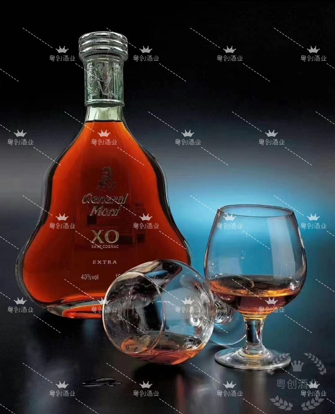 法国蒙特将军XO白兰地1L：宴酒送礼的不二之选，品味非凡的奢华享受！