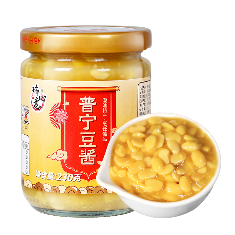 瑞心意普宁豆酱：潮汕美食的灵魂，解锁广东地道风味的秘密武器！