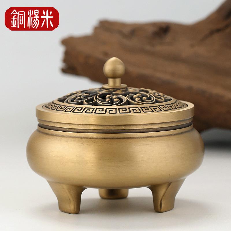 变色三足铜香炉：打造禅意生活，点燃你的家居仪式感✨