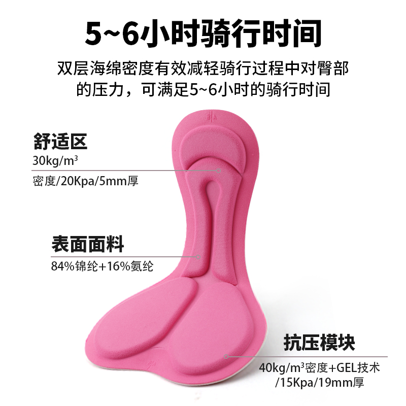塔斯队长骑行内裤：女款三角硅胶垫，吸湿排汗透气速干的秘密武器！
