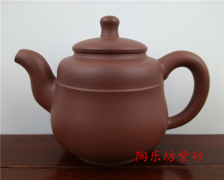原矿底槽青手工紫砂壶德钟壶180cc：匠心独运，品味生活美学