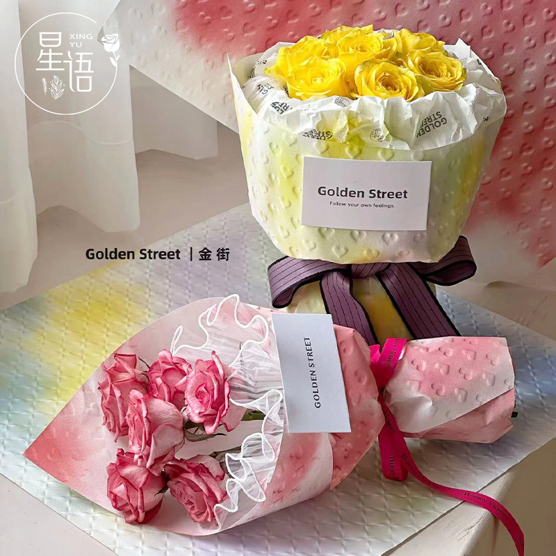 鲜花喷漆喷色剂染色剂：乌梅子酱色系芭比粉色系碎冰蓝，给花店带来新色彩风暴！✨