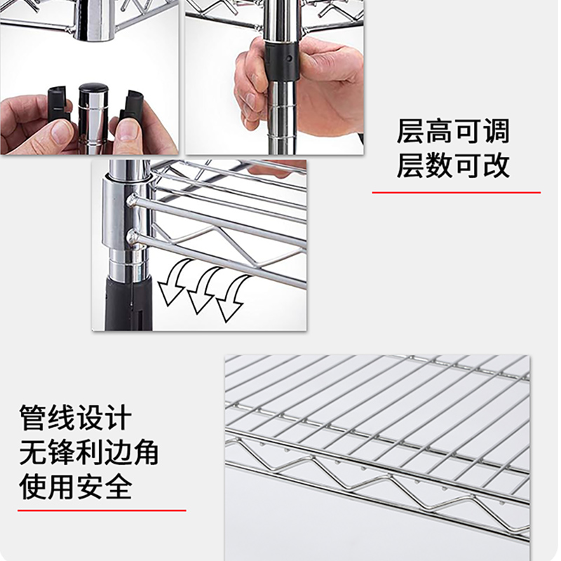 不锈钢小推车置物架：仓库车间神器，解锁高效物料周转新姿势！