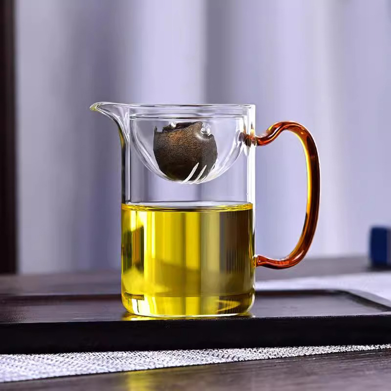 小青柑泡茶神器，耐高温玻璃公道杯，让泡茶变得简单又优雅✨
