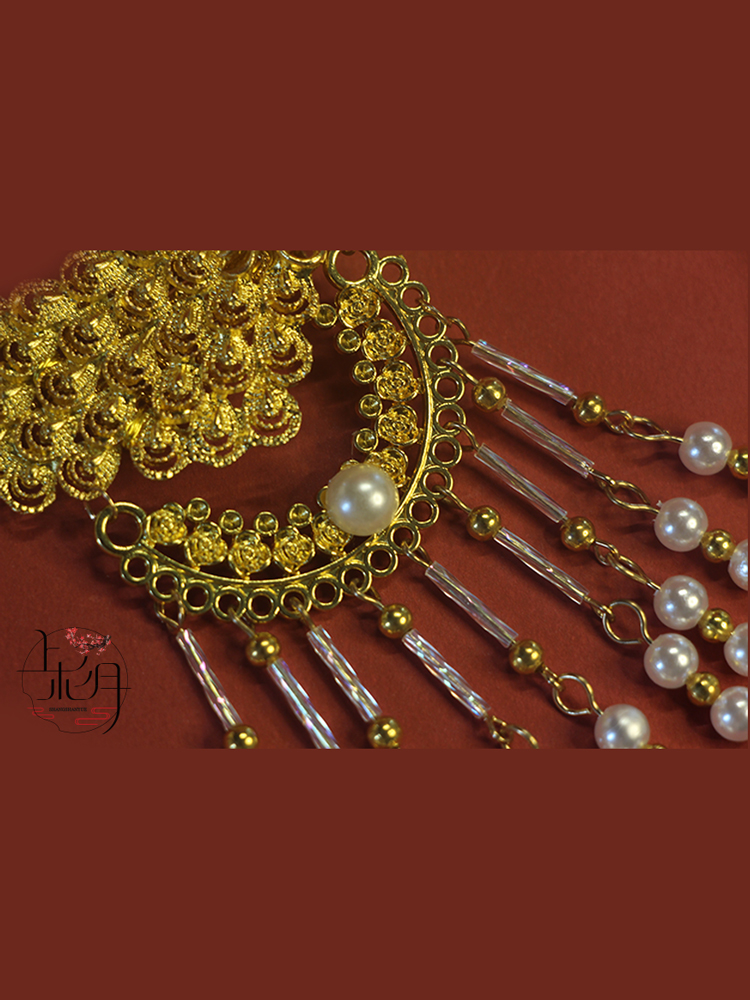 菜百传世系列黄金头饰！鸾飞凤舞凤凰流苏足金发簪，美到窒息！这波不买亏哭