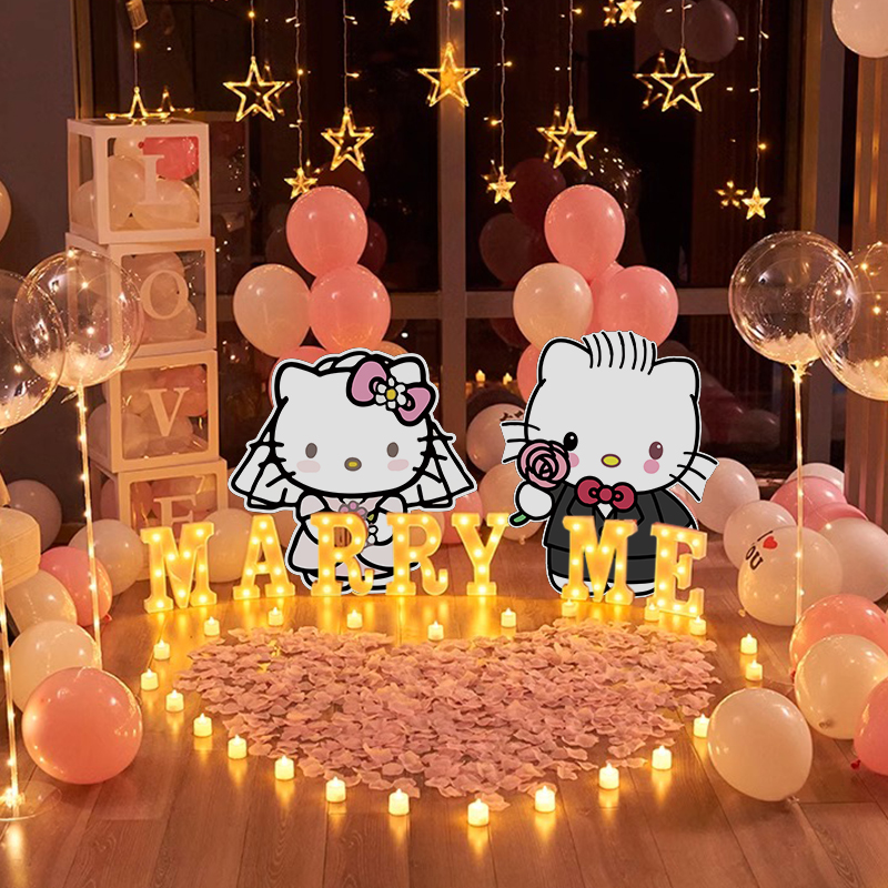 HelloKitty猫求婚立柱，打造梦幻告白场景，让你的求婚仪式独一无二✨