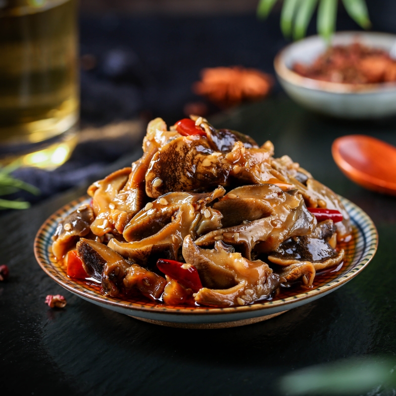 麻辣大海螺肉即食罐装100g：网红香辣螺肉酱，解馋神器，下饭菜新宠！