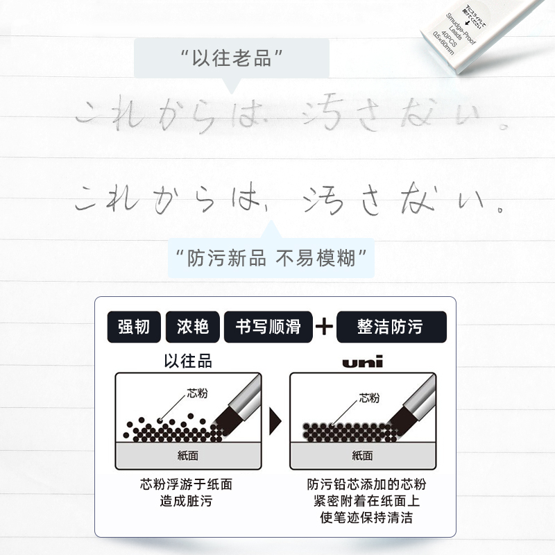 日本UNI三菱铅芯0.5-202ND：书写利器，拒绝断芯烦恼！✍️