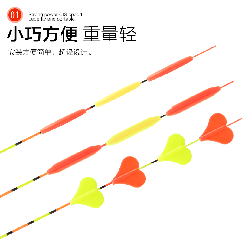 钓鱼浮漂新宠：醒目豆+弹性硅胶鱼漂尾，助你远近皆宜大丰收！