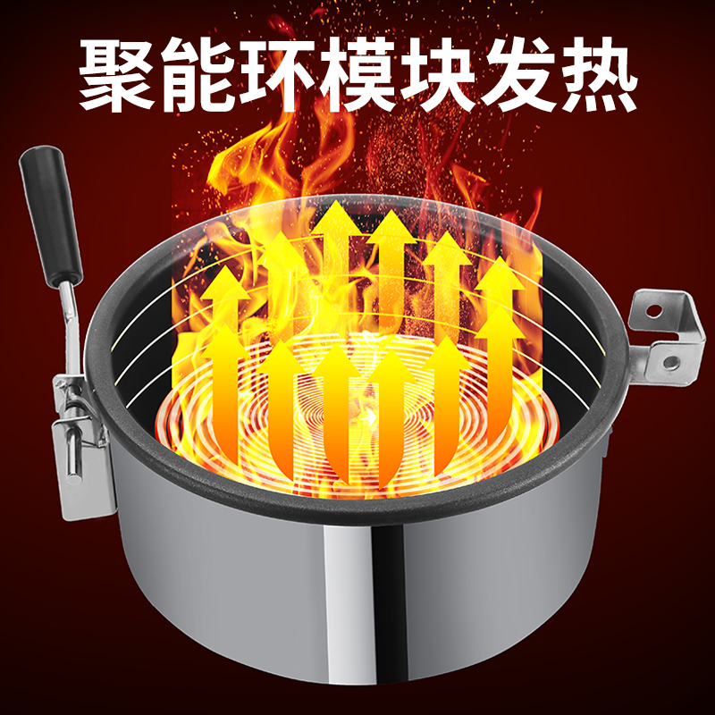 爆米花神器来了！商用玉米膨化机真的太香了！吃货必入