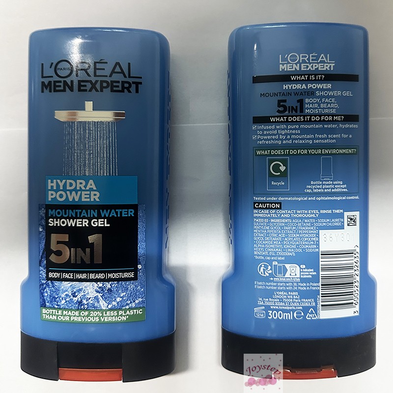 英国原装进口L&#x27;Oreal Paris欧莱雅男士沐浴露7款任选！男生必备！这波不冲亏大了