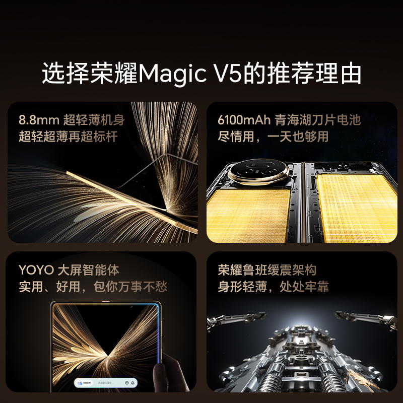 荣耀Magic V2：折叠屏商务旗舰，解锁未来新视界！