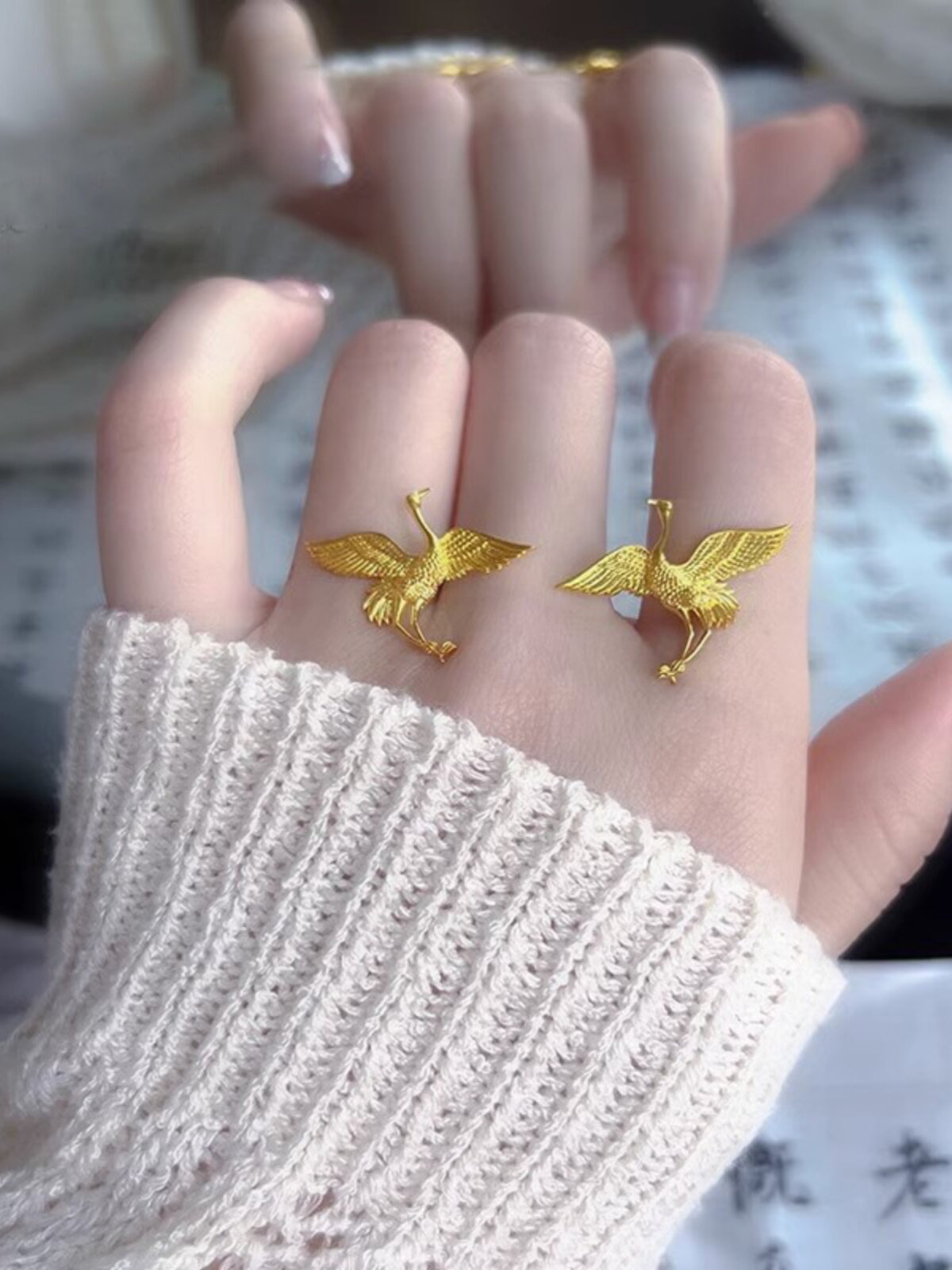 古法仙鹤黄金耳钉如何选择？适合哪些场合？