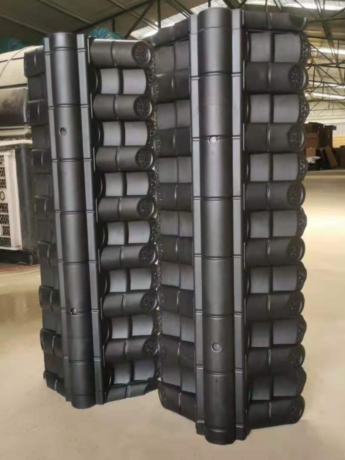 双面围墙瓦堵头瓦墙头瓦专用封口瓦马头墙树脂瓦塑料仿古瓦片墙帽：复古美学与现代科技的完美融合！
