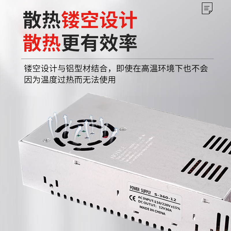 监控电源升级指南：220V转12V/24V，轻松搞定你的安防需求！