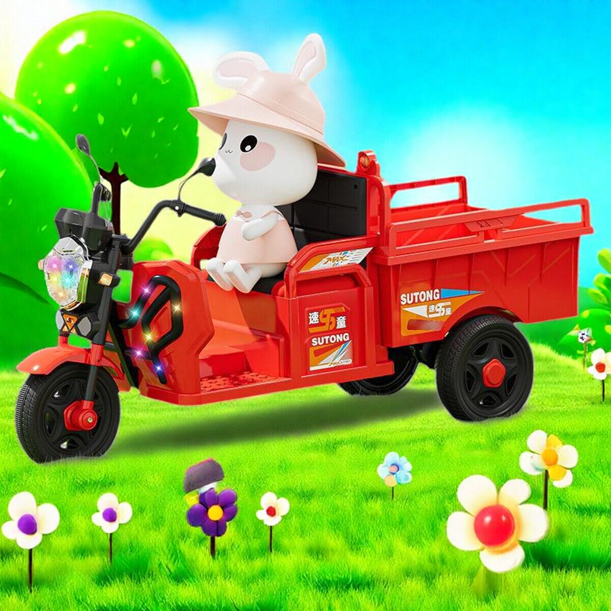 儿童电动摩托车三轮车：给宝贝的快乐骑行，安全与乐趣并存！