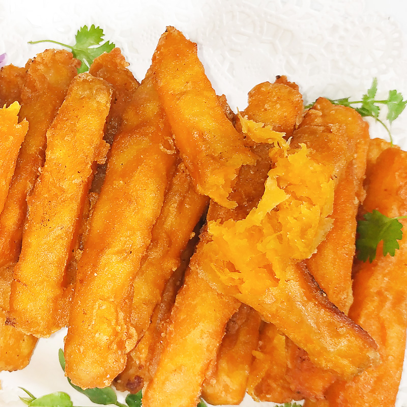 台式黄金甘梅地瓜条：甜辣诱惑，让你一口接一口！️