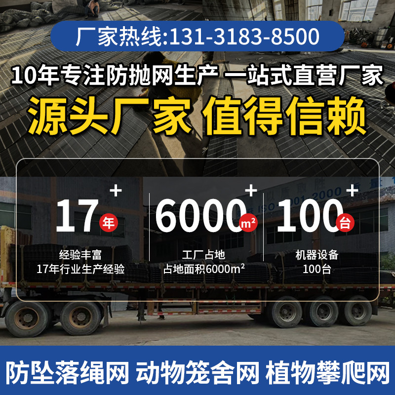 救命！学校高空井口防坠安全网太香了！304不锈钢钢丝绳防护网真的能救命？！