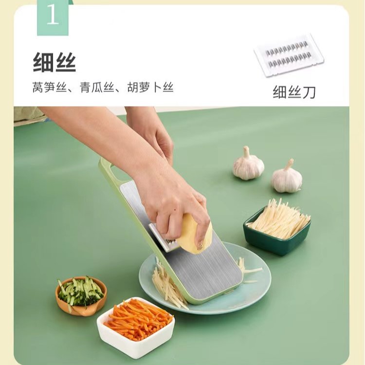 2000型切菜机：商用海带豆皮河粉面米皮辣椒圈切丁片丝条切块段机器，厨房里的全能助手！