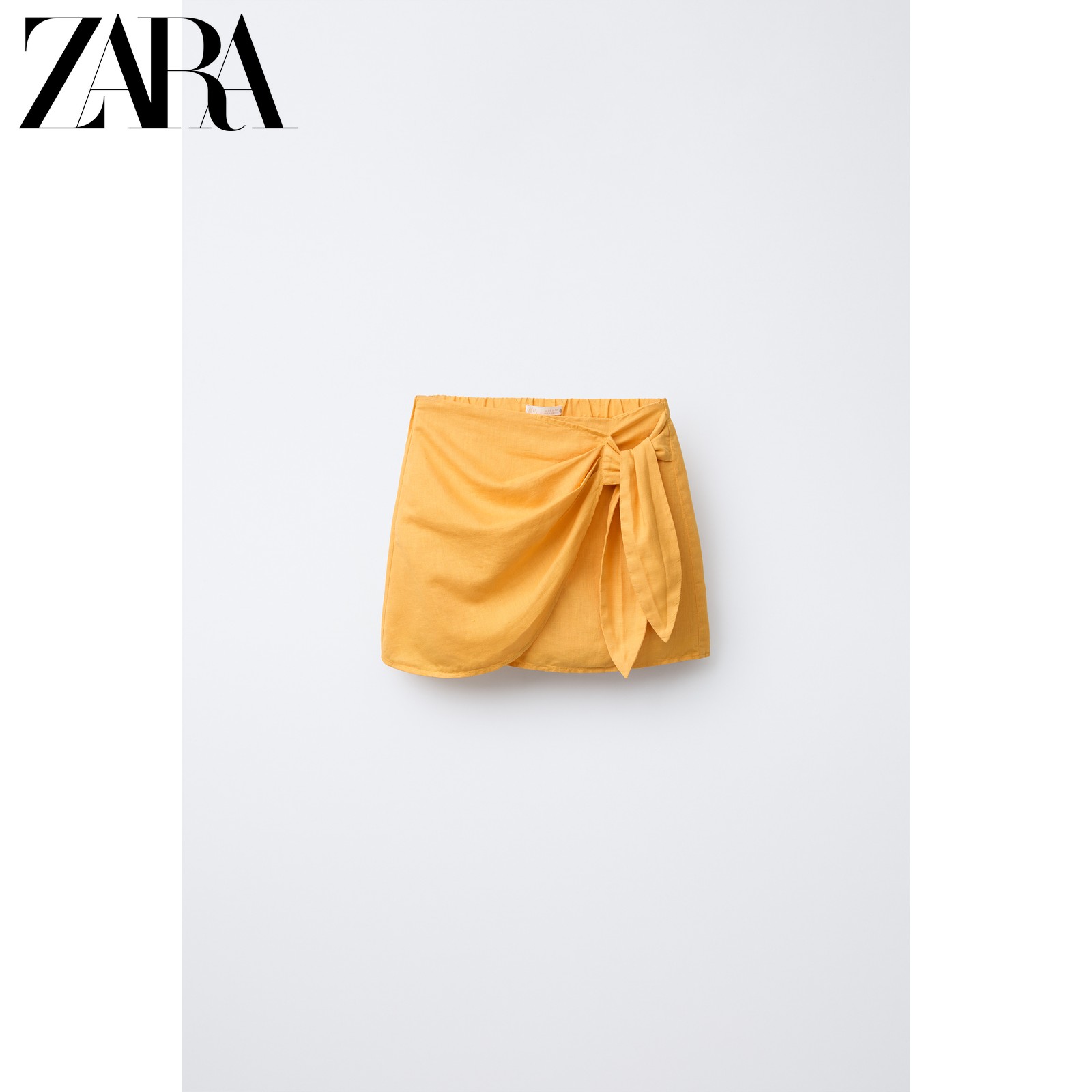 ZARA折扣季：亚麻混纺裹巾短裤裙，女童必备的夏日清凉神器！