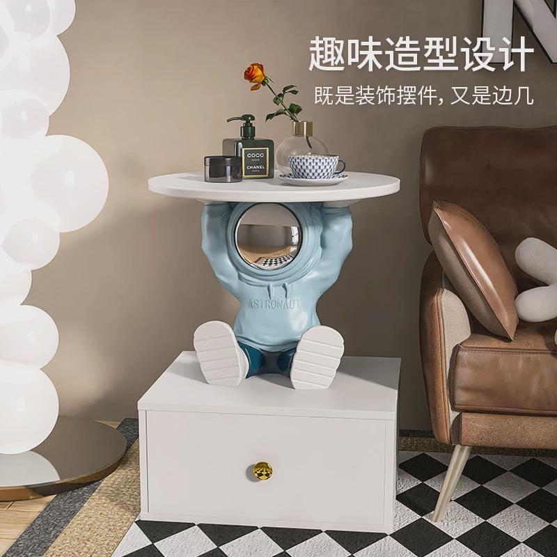 创意儿童床头柜男孩卧室神器！宇航员沙发边几太香了，宝妈必入！✨