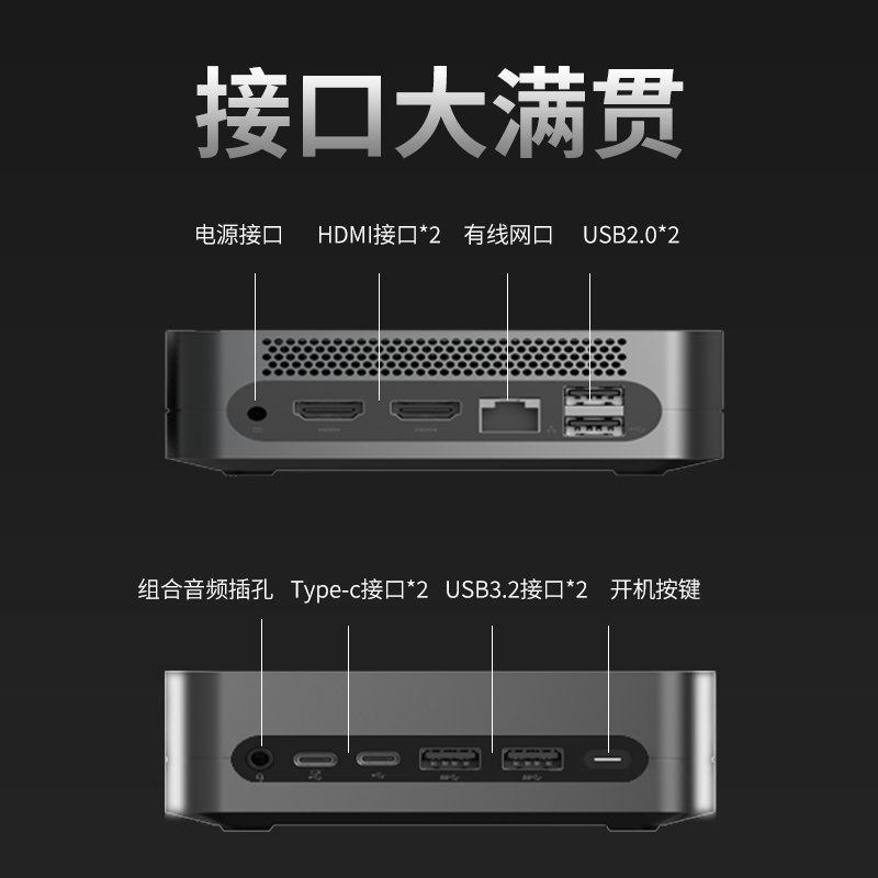 长城i5-13500H Intel NUC迷你主机：办公商务新宠，小身材大能量！