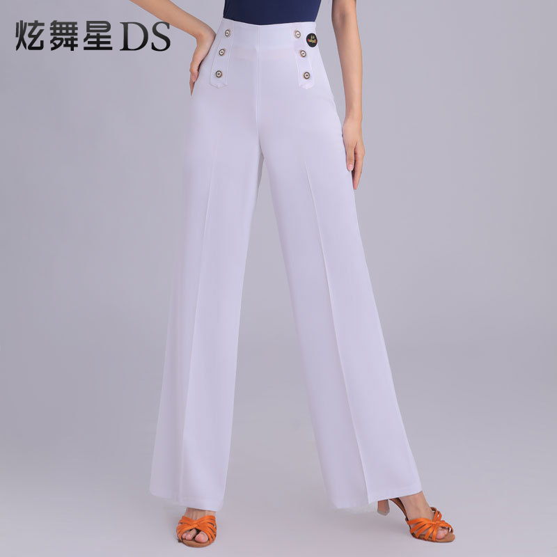 夏季舞蹈裤2025新款：拉丁舞练功裤女士摩登舞专用长裤子，舞动一夏！✨
