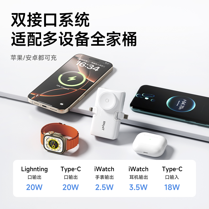 胶囊充电宝：小巧便携，电量透明，你的随身能量站！