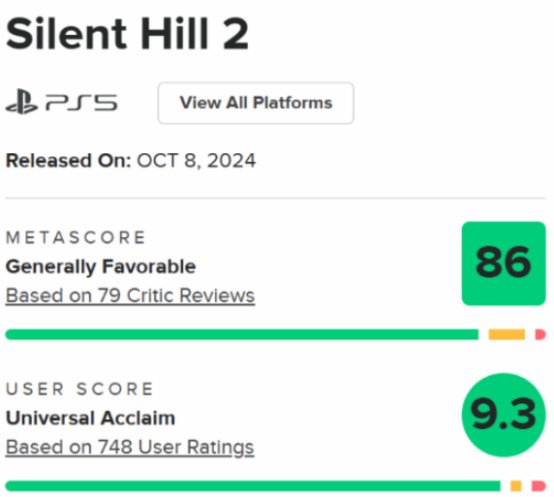 （9/10）通关《寂静岭2重制版》后，我确定它是恐怖游戏的新标杆