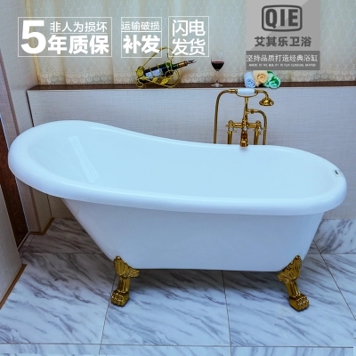 艾其乐亚克力独立式浴缸：网红贵妃泡澡神器，小户型也能享受奢华SPA！✨