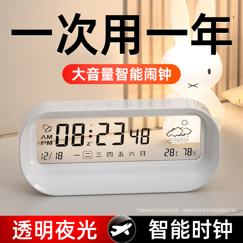 静音闹钟2025新款：学生起床神器，告别起床气！⏰