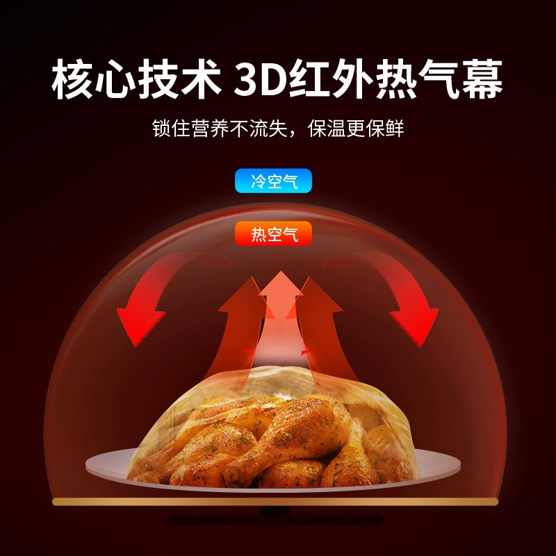 火锅桌转盘天花板！不锈钢+玻璃旋转神器，吃火锅都变高级了