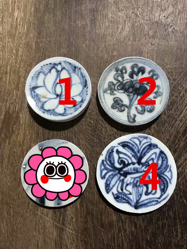 D660明代青花老瓷片古瓷片吊坠：穿越千年的古典之美，88一片包老保真包邮！