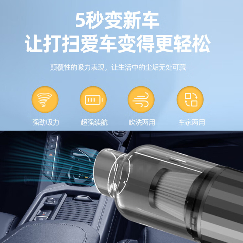 荣事达车载吸尘器：告别车内脏乱差，开启清新驾驶新纪元！