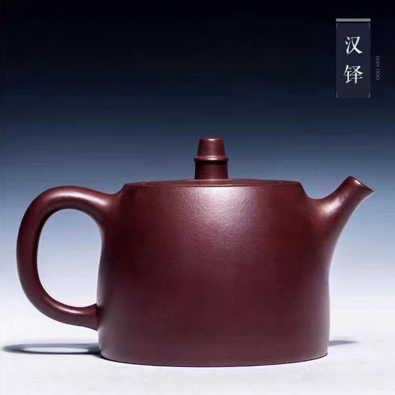 正宗宜兴紫砂壶：名家手工，大容量汉铎功夫茶壶，让你在家也能品茗如仙！✨