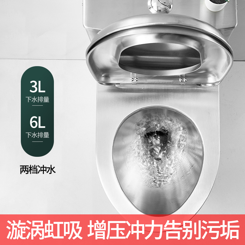 304不锈钢马桶真香预警！防冻防臭还能装小户型？这波不冲亏大了
