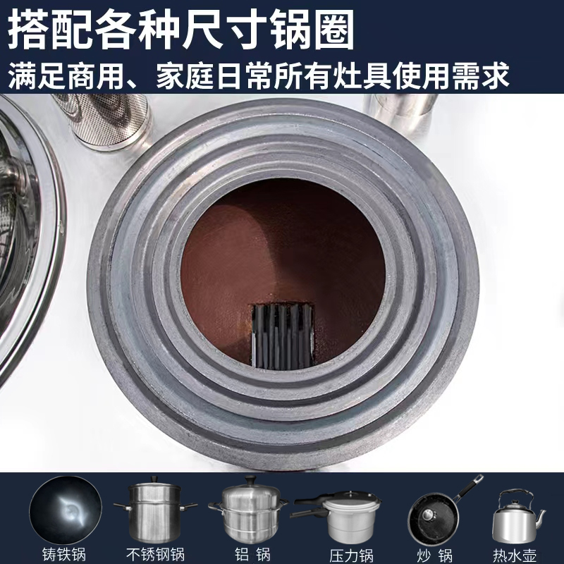 新款柴火炉灶：特厚304不锈钢，农村移动家用木柴铁锅灶台，让你的烹饪回归自然